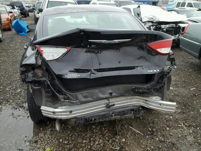 1C3CCCAB1FN711549 - 2015 CHRYSLER 200 LIMITE BLACK photo 9