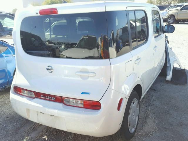 JN8AZ2KR2DT305350 - 2013 NISSAN CUBE S WHITE photo 4