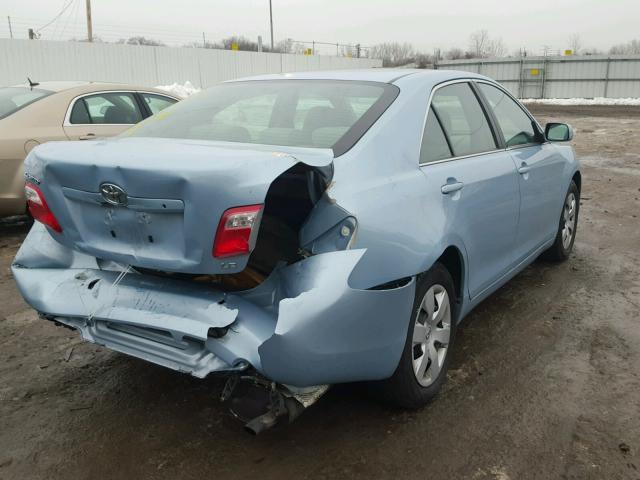 4T1BE46K07U726966 - 2007 TOYOTA CAMRY NEW BLUE photo 4