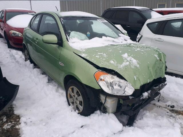 KMHCN3BC2AU149751 - 2010 HYUNDAI ACCENT SE GREEN photo 1