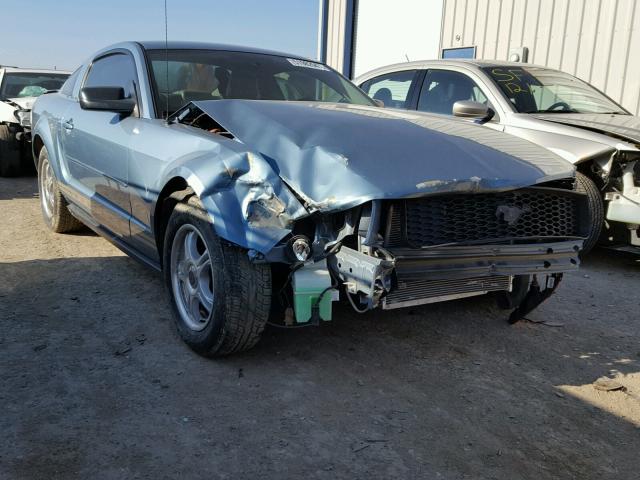 1ZVFT80N675260490 - 2007 FORD MUSTANG BLUE photo 1