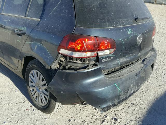 WVWDA7AJ9BW036686 - 2011 VOLKSWAGEN GOLF 黑色 照片 9