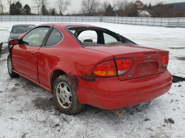 1G3NK12F03C184804 - 2003 OLDSMOBILE ALERO GX RED photo 3