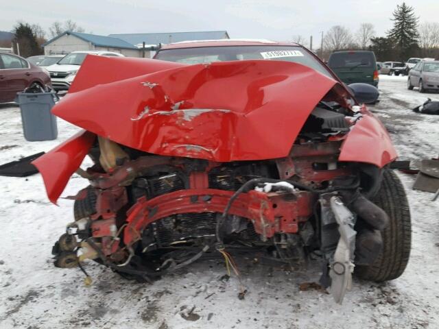 1G3NK12F03C184804 - 2003 OLDSMOBILE ALERO GX RED photo 9