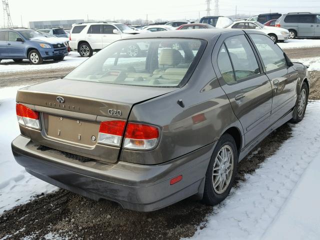 JNKCP11A01T404940 - 2001 INFINITI G20 GRAY photo 4