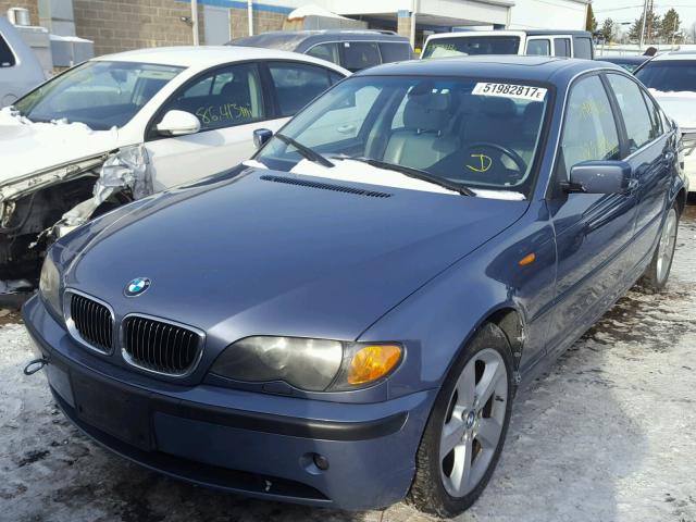 WBAEW53454PG11350 - 2004 BMW 330 XI BLUE photo 2