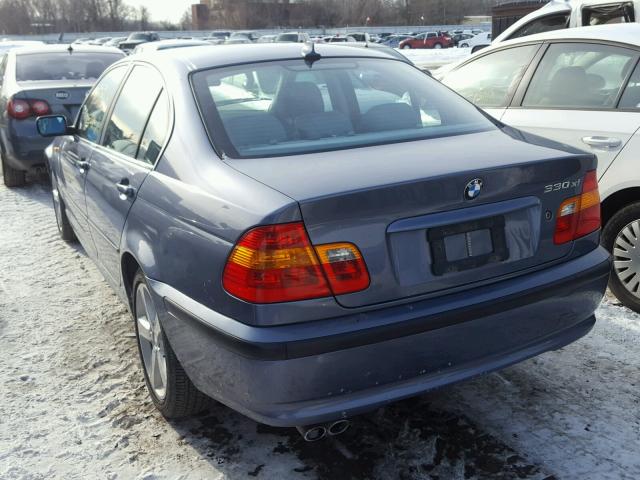 WBAEW53454PG11350 - 2004 BMW 330 XI BLUE photo 3