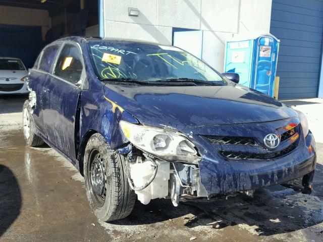 2T1BU4EEXCC818855 - 2012 TOYOTA COROLLA BA BLUE photo 1