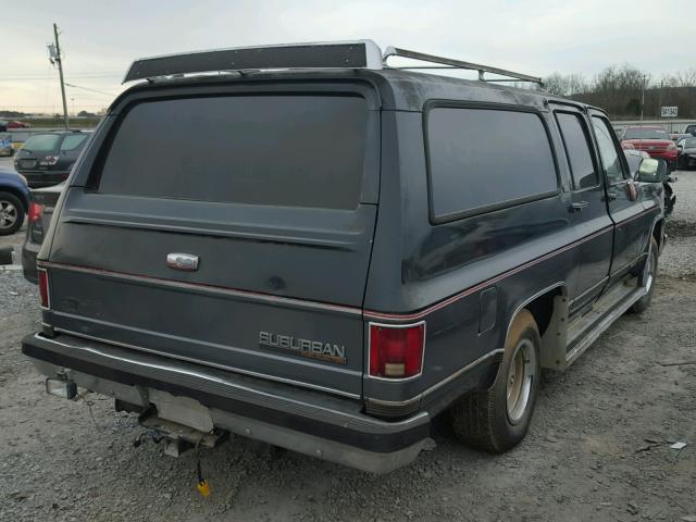 1GKER16K1KF506306 - 1989 GMC SUBURBAN R GRAY photo 4