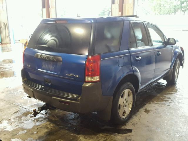 5GZCZ634X5S851317 - 2005 SATURN VUE BLUE photo 4