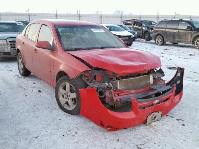 1G1AL55F487292446 - 2008 CHEVROLET COBALT LT RED photo 1