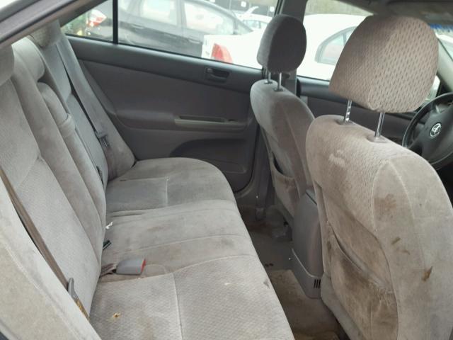 4T1BE32K24U883927 - 2004 TOYOTA CAMRY LE ვერცხლისფერი ფოტო 6