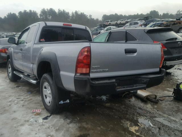 5TFUX4EN0EX028372 - 2014 TOYOTA TACOMA ACC GRAY photo 3