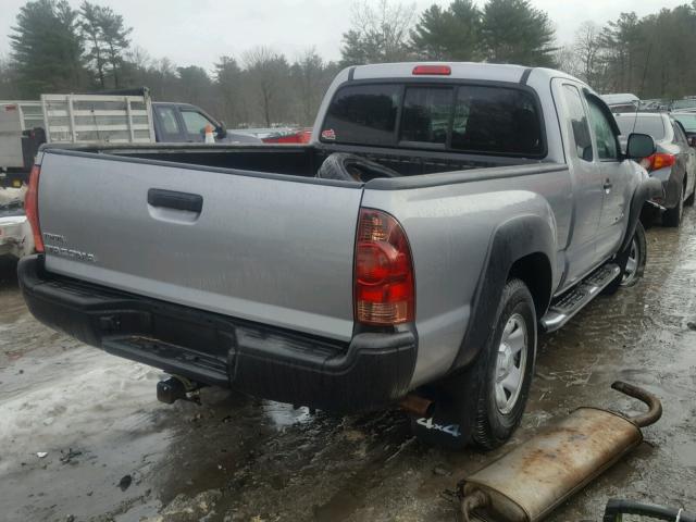 5TFUX4EN0EX028372 - 2014 TOYOTA TACOMA ACC GRAY photo 4