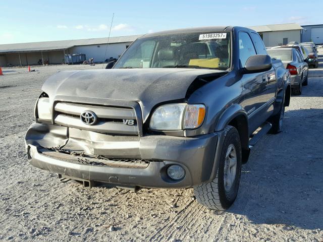 5TBBT48193S435680 - 2003 TOYOTA TUNDRA ACC GRAY photo 2