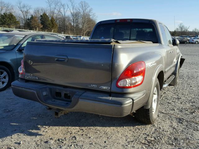 5TBBT48193S435680 - 2003 TOYOTA TUNDRA ACC GRAY photo 4