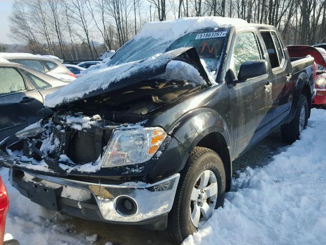 1N6AD0EVXBC440061 - 2011 NISSAN FRONTIER S BLACK photo 2