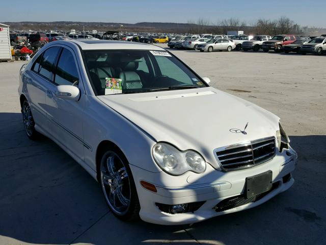 WDBRF52H36F809969 - 2006 MERCEDES-BENZ C GENERATI WHITE photo 1