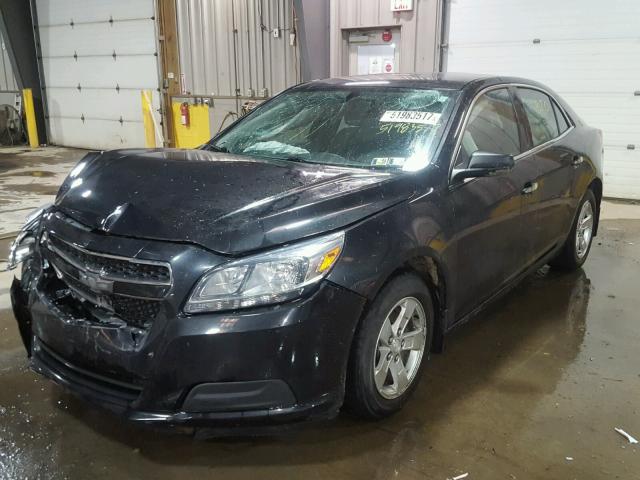 1G11B5SA2DF335662 - 2013 CHEVROLET MALIBU LS BLACK photo 2
