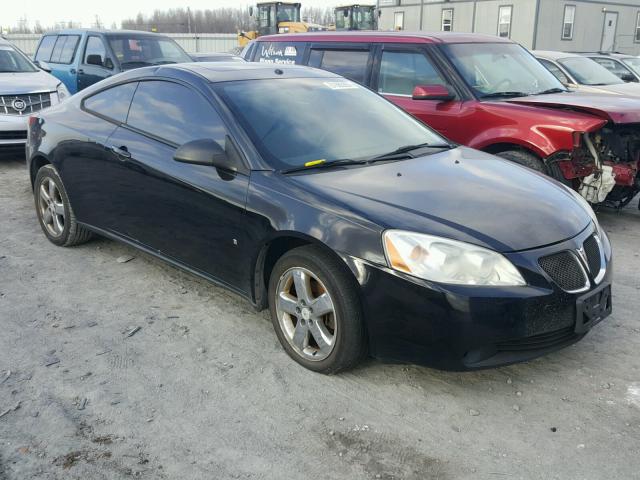 1G2ZH18N574101256 - 2007 PONTIAC G6 GT BLACK photo 1