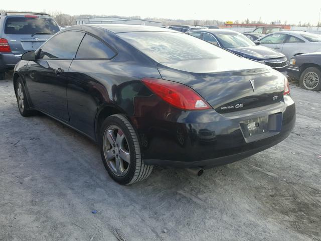 1G2ZH18N574101256 - 2007 PONTIAC G6 GT BLACK photo 3