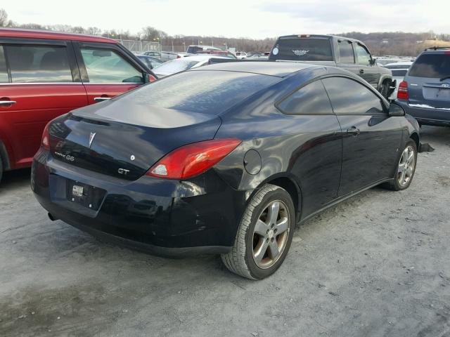 1G2ZH18N574101256 - 2007 PONTIAC G6 GT BLACK photo 4