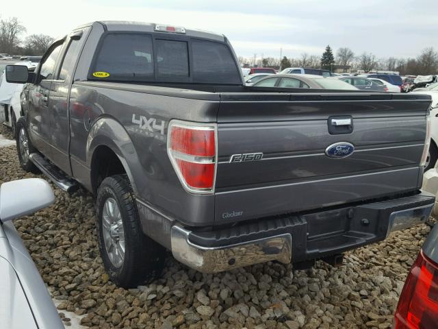 1FTFX1ET6CFB41428 - 2012 FORD F150 SUPER SILVER photo 3