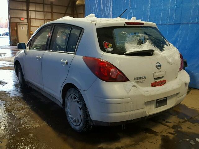 3N1BC13E28L381137 - 2008 NISSAN VERSA S WHITE photo 3