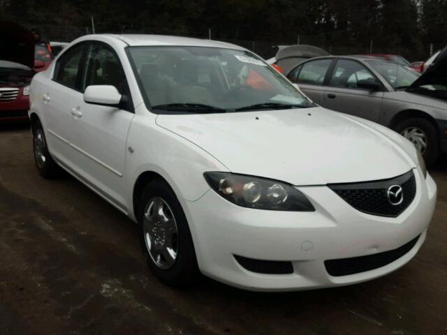 JM1BK12FX41124805 - 2004 MAZDA 3 I WHITE photo 1