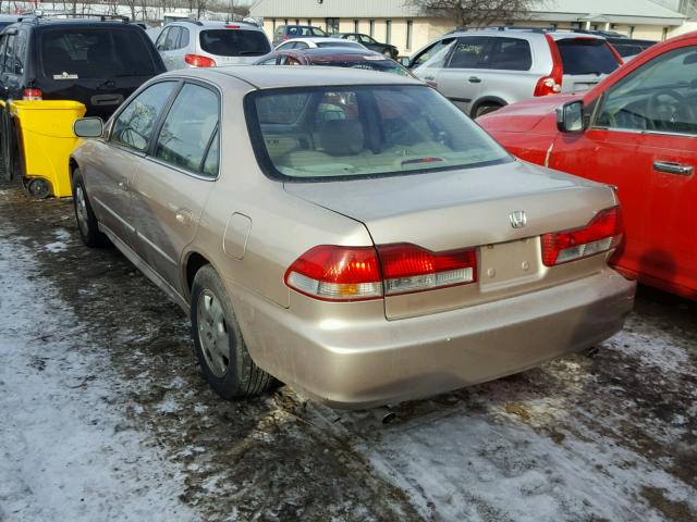 1HGCG16581A052393 - 2001 HONDA ACCORD EX GOLD photo 3