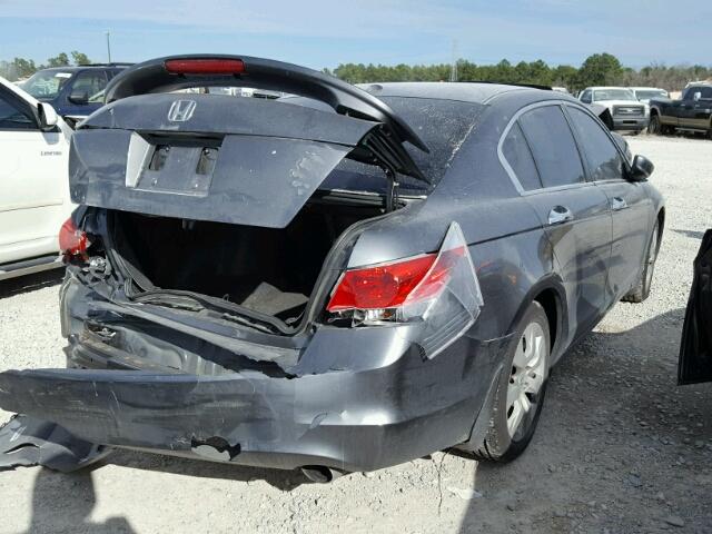 JHMCP26878C048878 - 2008 HONDA ACCORD EXL GRAY photo 4