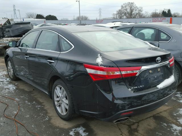 4T1BK1EB5DU032729 - 2013 TOYOTA AVALON BAS BLACK photo 3