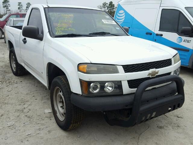 1GCCS149498119352 - 2009 CHEVROLET COLORADO WHITE photo 1