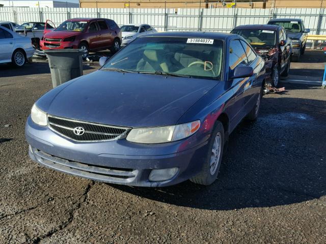 2T1CG22P7YC406857 - 2000 TOYOTA CAMRY SOLA BLUE photo 2