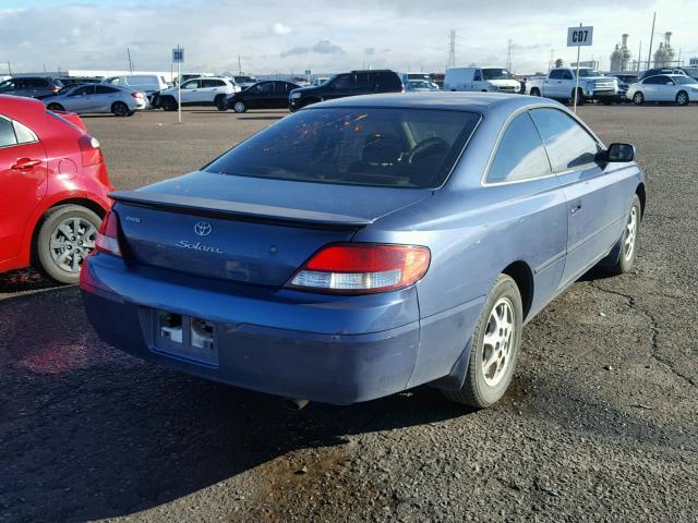 2T1CG22P7YC406857 - 2000 TOYOTA CAMRY SOLA BLUE photo 4