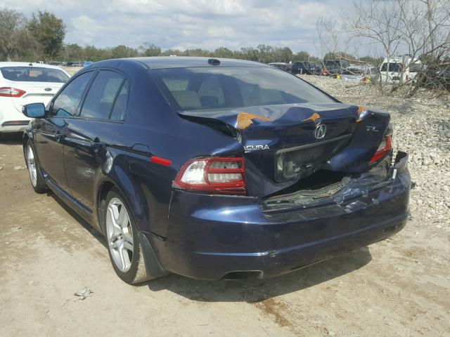 19UUA662X7A030364 - 2007 ACURA TL BLUE photo 3