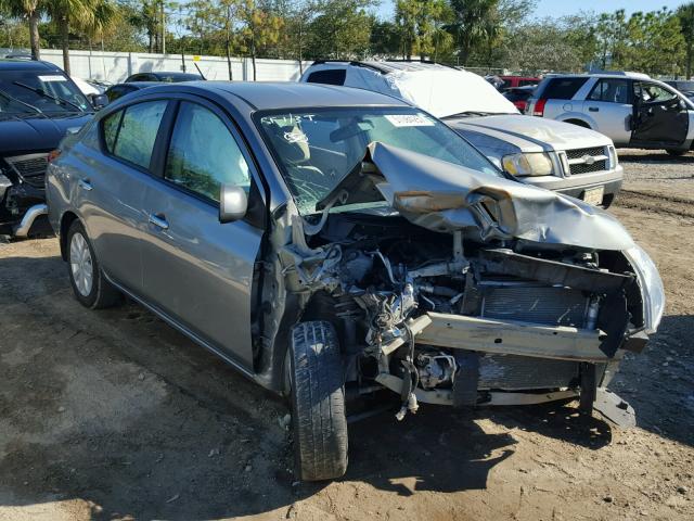 3N1CN7AP3DL866399 - 2013 NISSAN VERSA S SILVER photo 1