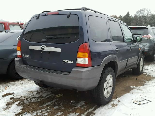 4F2CZ96124KM12745 - 2004 MAZDA TRIBUTE ES 蓝色 照片 4