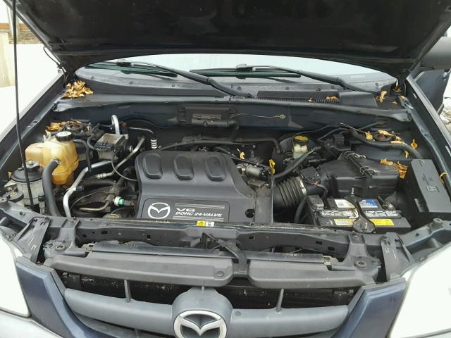 4F2CZ96124KM12745 - 2004 MAZDA TRIBUTE ES 蓝色 照片 7