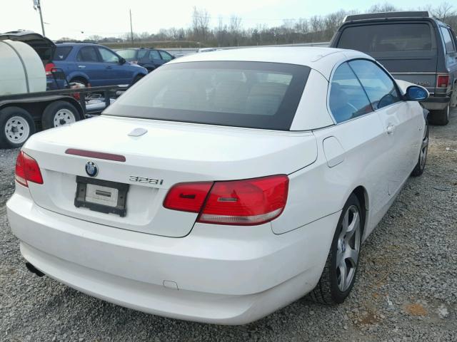 WBAWL13568PX11930 - 2008 BMW 328 I WHITE photo 4