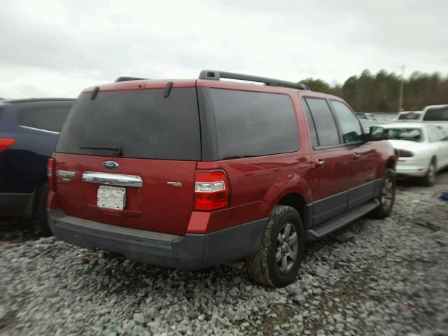 1FMFK15577LA33502 - 2007 FORD EXPEDITION RED photo 4