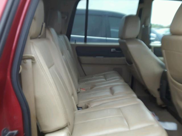 1FMFK15577LA33502 - 2007 FORD EXPEDITION RED photo 6