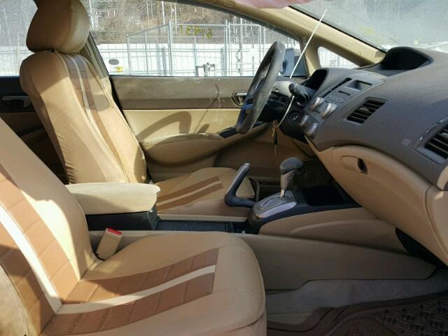 1HGFA16526L114011 - 2006 HONDA CIVIC LX GOLD photo 5