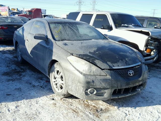 4T1CE30P78U765879 - 2008 TOYOTA CAMRY SOLA GRAY photo 1