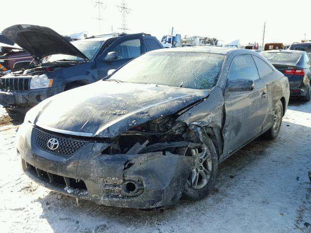 4T1CE30P78U765879 - 2008 TOYOTA CAMRY SOLA GRAY photo 2