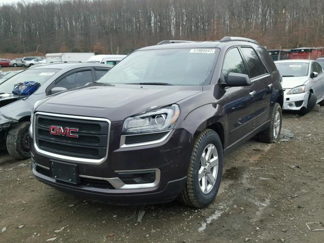 1GKKVPKD4GJ217787 - 2016 GMC ACADIA SLE PURPLE photo 2