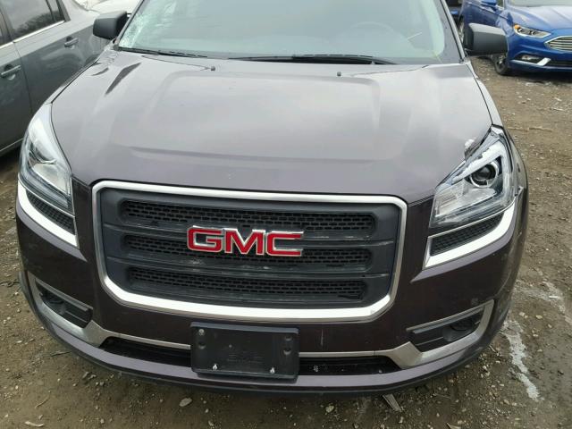 1GKKVPKD4GJ217787 - 2016 GMC ACADIA SLE PURPLE photo 9