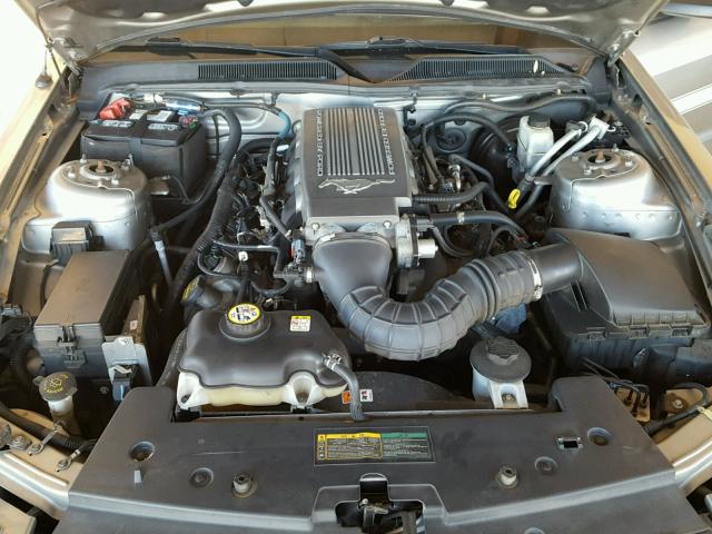 1ZVHT82H595113869 - 2009 FORD MUSTANG GT SILVER photo 7