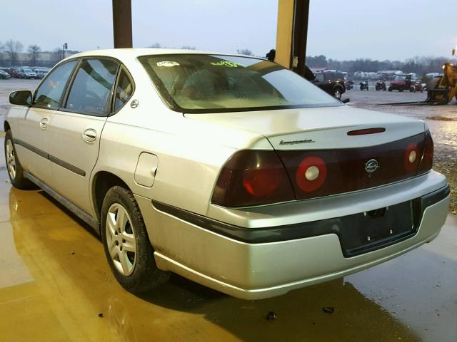 2G1WF52E629304174 - 2002 CHEVROLET IMPALA GRAY photo 3