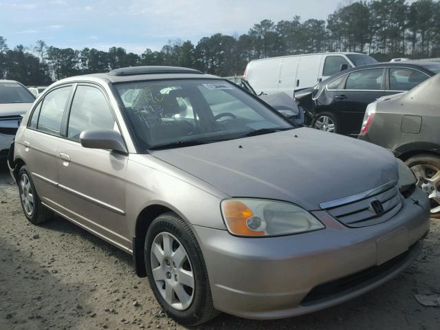 2HGES25731H555993 - 2001 HONDA CIVIC EX BEIGE photo 1